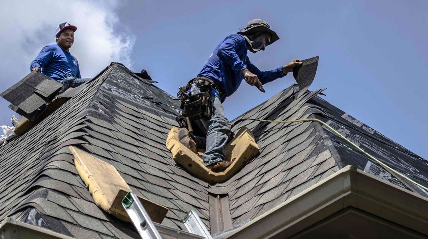 Repairing storm damage to your roof after a thunderstorm - roof storm damage repair, thunderstorm roof damage Kansas City, residential roof storm damage, commercial roof storm damage, roof inspection after thunderstorm by Kansas City roofing contractor TK Roofing Contractor